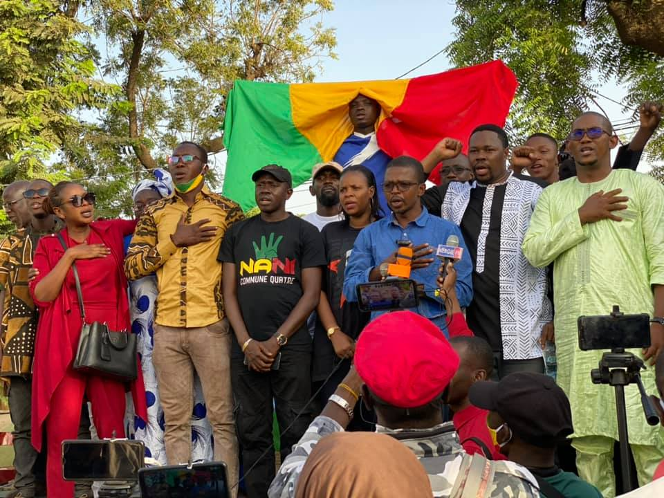 À Bamako, une manifestation contre les troupes étrangères au Mali