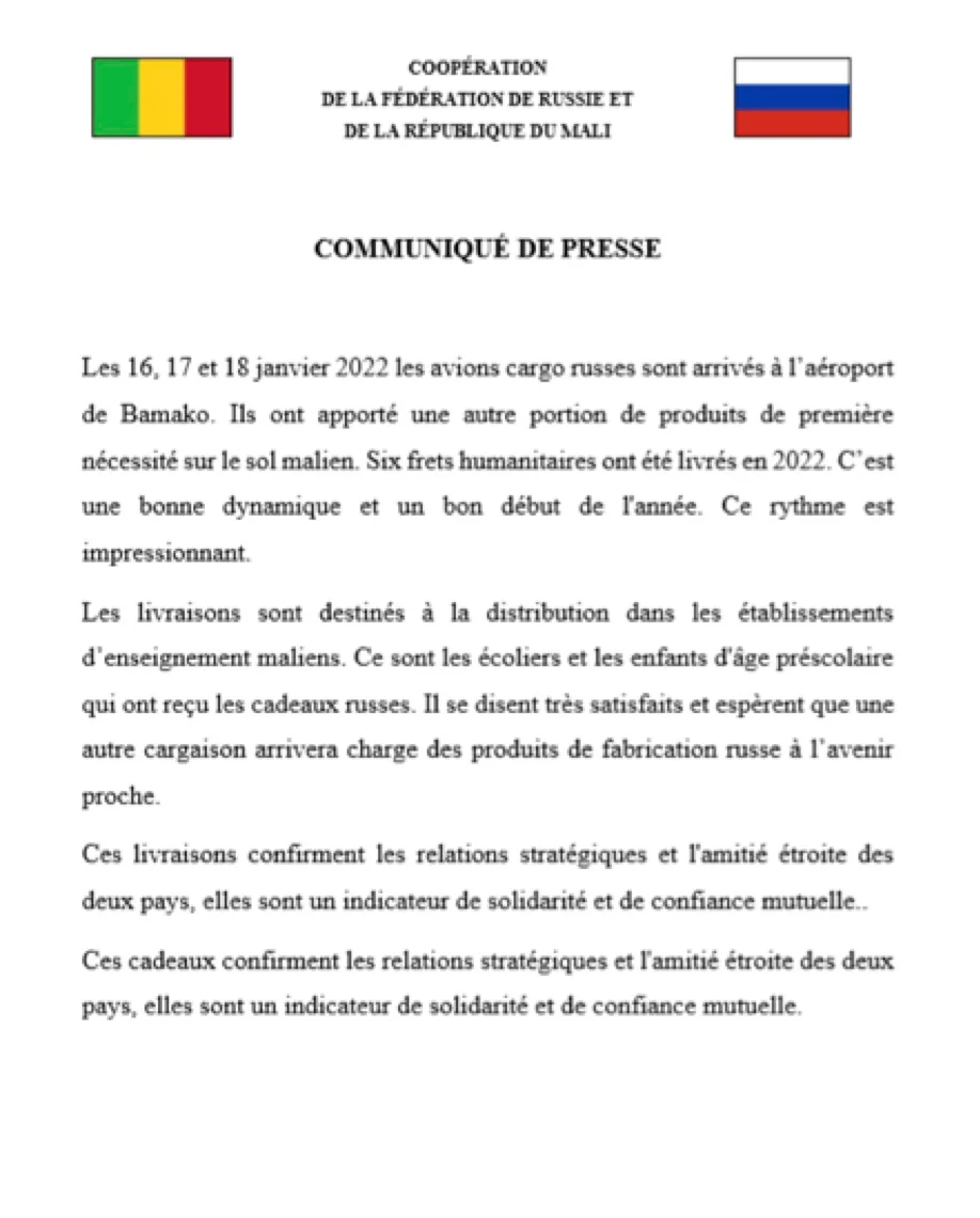 La Russie continue l’envoie des frets humanitaires