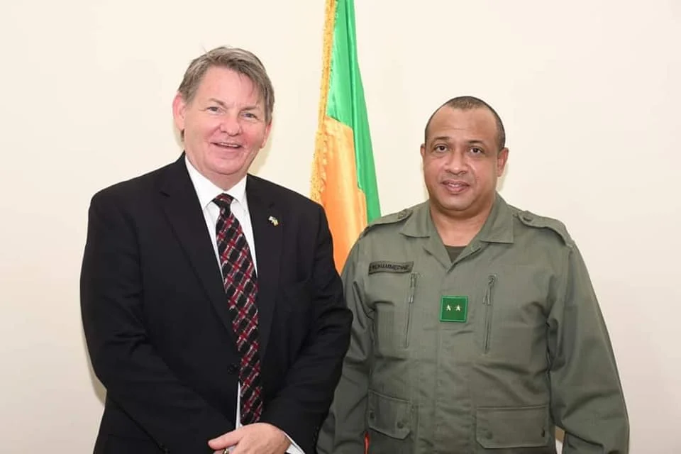 L’AMBASSADEUR DES ÉTATS-UNIS AU MALI REÇU EN AUDIENCE PAR LE MINISTRE DE LA SÉCURITÉ ET DE LA PROTECTION CIVILE