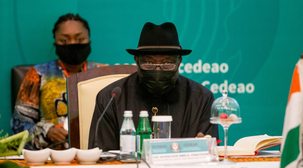 Goodluck Jonathan, le médiateur de la Cédéao, en visite à Bamako