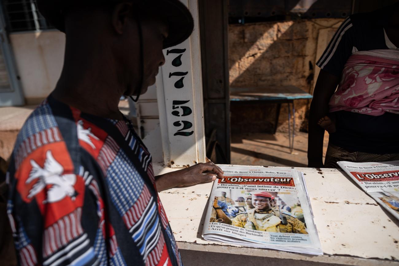Au Burkina sous la junte: silence, répression et propagande